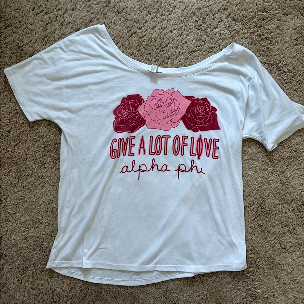 Alpha Phi Off The Shoulder Top
